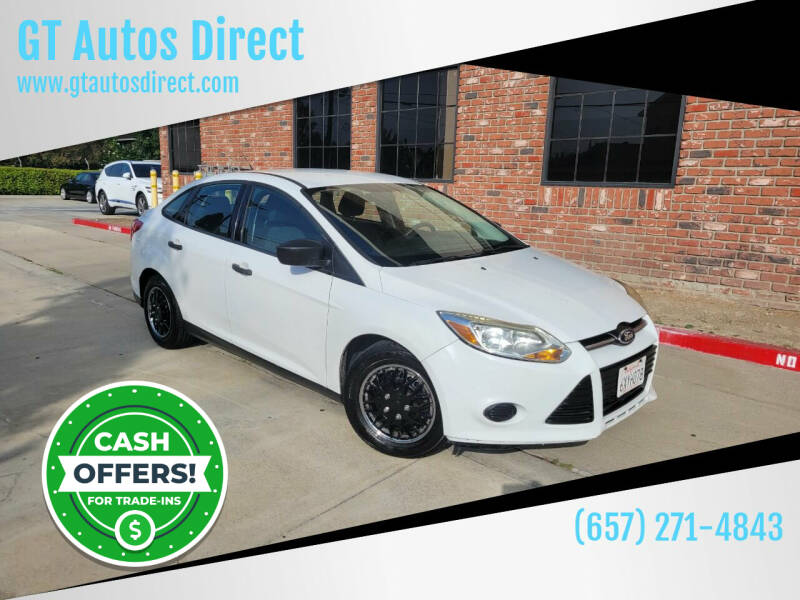 2012 Ford Focus for sale at GT Autos Direct in Garden Grove CA