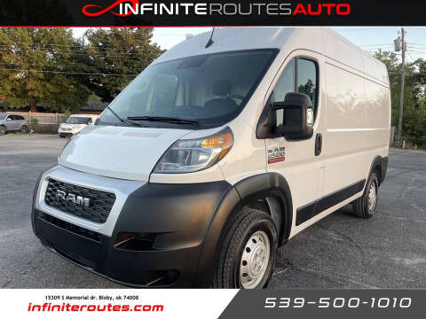 2022 RAM ProMaster for sale at Infinite Routes Auto in Bixby OK