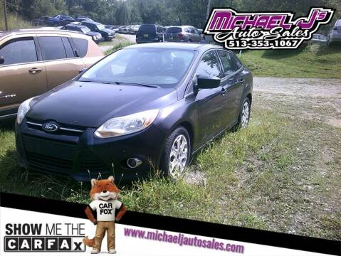 2012 Ford Focus for sale at MICHAEL J'S AUTO SALES in Cleves OH