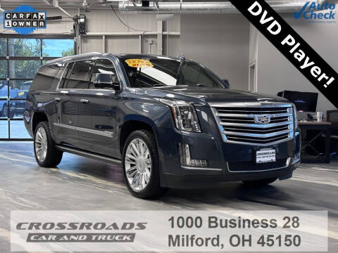 2019 Cadillac Escalade ESV for sale at Crossroads Car & Truck in Milford OH