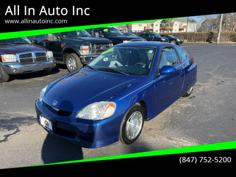 2001 Honda Insight for sale at All In Auto Inc in Palatine IL