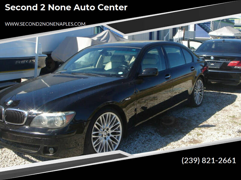 2007 BMW 7 Series for sale at Second 2 None Auto Center in Naples FL