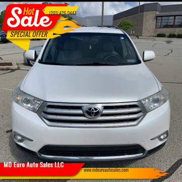 2011 Toyota Highlander for sale at MD Euro Auto Sales LLC in Hasbrouck Heights NJ