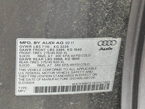 2011 Audi Q7 3.0 quattro TDI Prestige