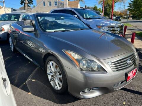 2012 Infiniti G37 Convertible for sale at Park Avenue Auto Lot Inc in Linden NJ