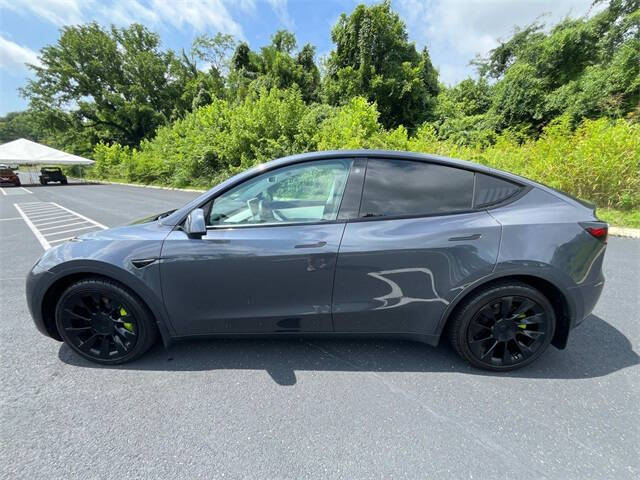 Used 2021 Tesla Model Y Long Range with VIN 5YJYGDEEXMF075449 for sale in Columbia, TN