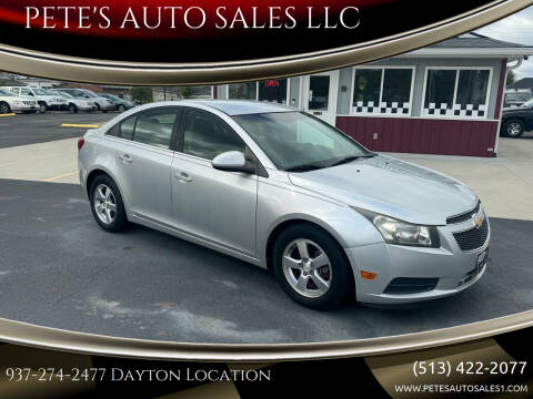 2012 Chevrolet Cruze for sale at PETE'S AUTO SALES LLC - Dayton in Dayton OH