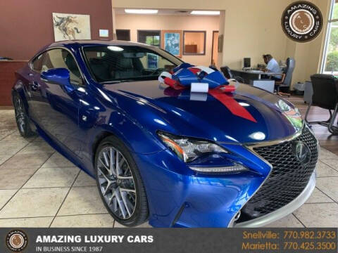 2017 Lexus RC 350 for sale at Amazing Luxury Cars in Snellville GA