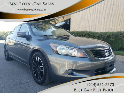 2008 Honda Accord for sale at Best Royal Car Sales in Dallas TX