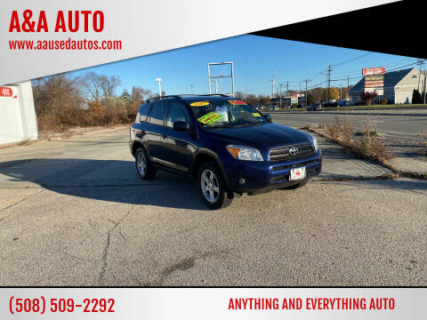 2007 Toyota RAV4 for sale at A&A AUTO in Fairhaven MA
