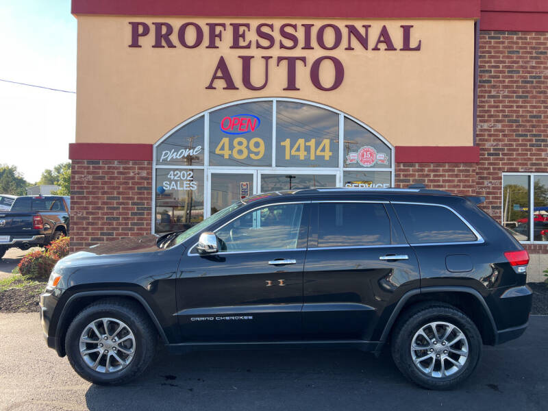 2015 Jeep Grand Cherokee for sale at Professional Auto Sales & Service in Fort Wayne IN