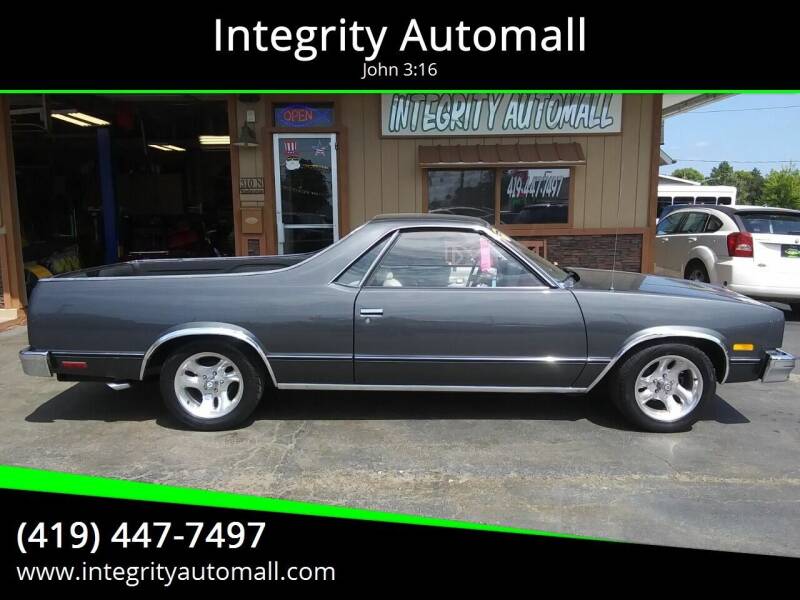 1982 Chevrolet El Camino for sale at Integrity Automall in Tiffin OH
