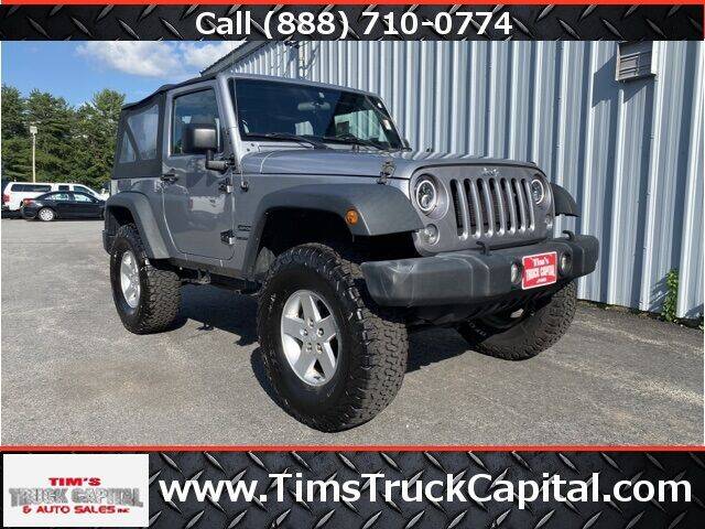 2017 Jeep Wrangler for sale at TTC AUTO OUTLET/TIM'S TRUCK CAPITAL & AUTO SALES INC ANNEX in Epsom NH