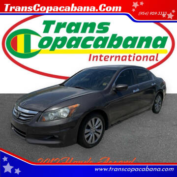 2012 Honda Accord for sale at TransCopacabana.Com in Hollywood FL