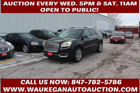 2014 GMC Acadia for sale at Waukegan Auto Auction in Waukegan IL