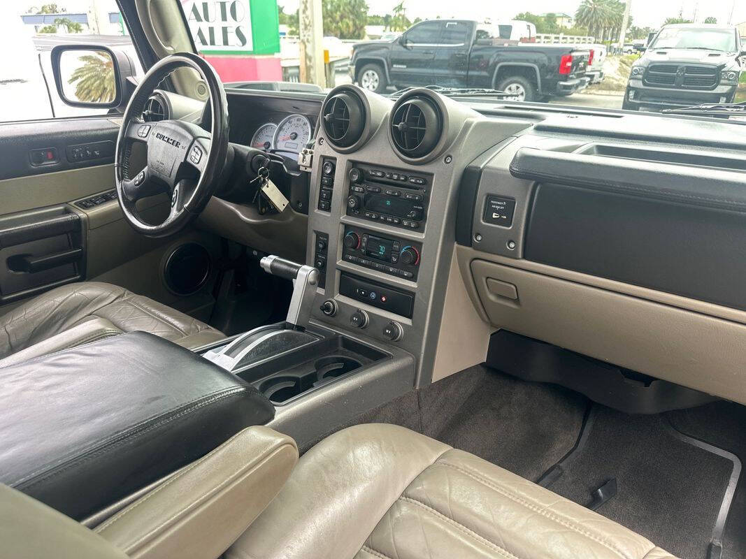 2003 HUMMER H2 for sale at Tropical Auto Sales in North Palm Beach, FL