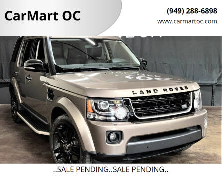 2016 Land Rover LR4 for sale at CarMart OC in Costa Mesa CA