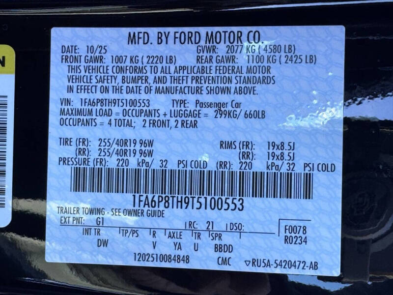 2026 Ford Mustang EcoBoost