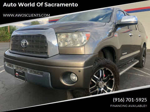 2008 Toyota Tundra for sale at Auto World of Sacramento in Sacramento CA
