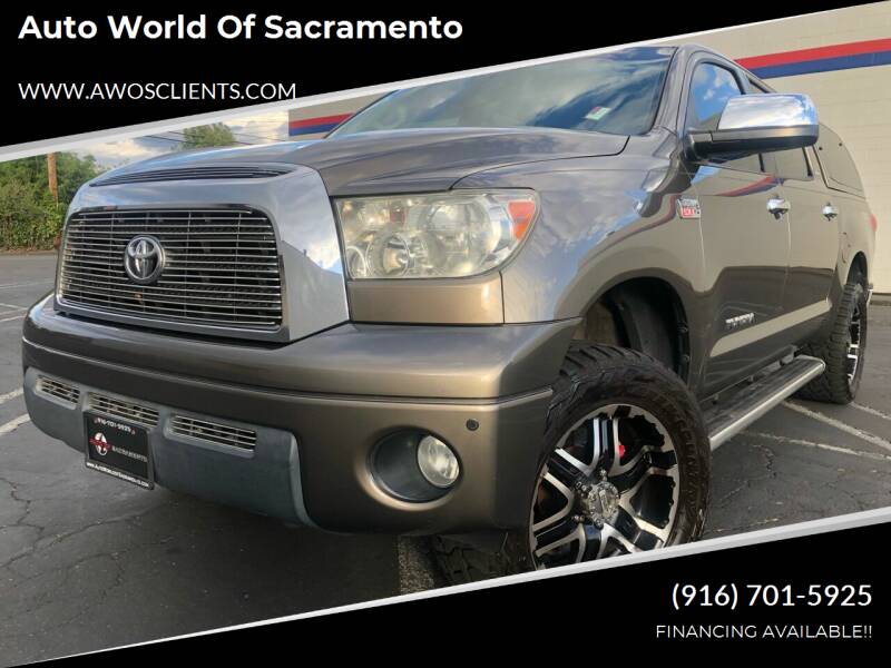 2008 Toyota Tundra for sale at Auto World of Sacramento Stockton Blvd in Sacramento CA