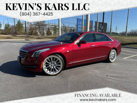 2018 Cadillac CT6 for sale at Kevin's Kars LLC in Richmond VA
