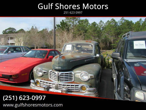 1947 Lincoln Zephyr for sale at Gulf Shores Motors in Gulf Shores AL