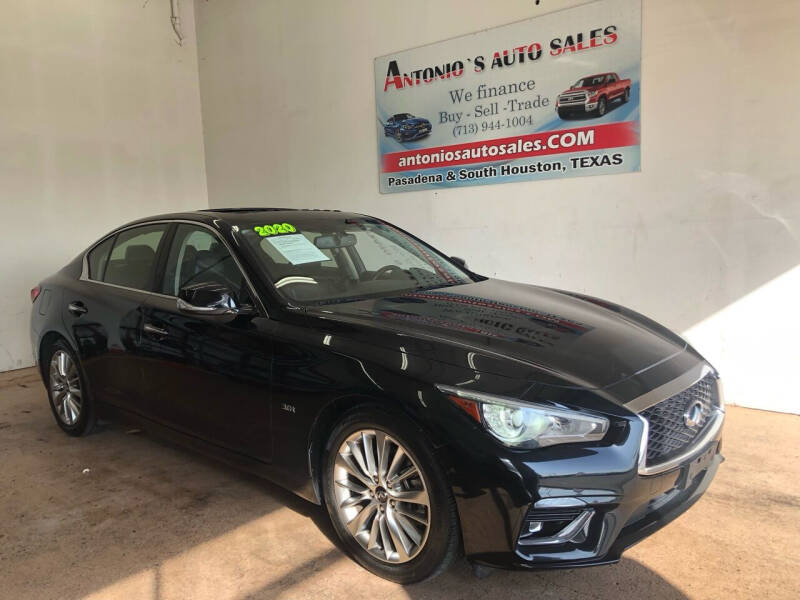 2020 Infiniti Q50 for sale at Antonio's Auto Sales in South Houston TX