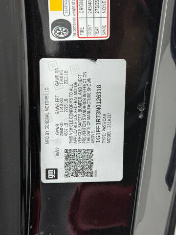 2022 Chevrolet Camaro