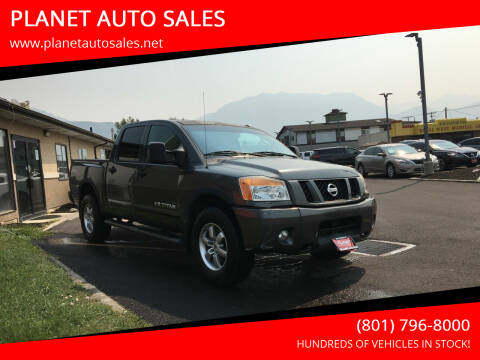 2008 Nissan Titan for sale at PLANET AUTO SALES in Lindon UT