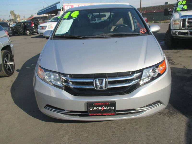 2014 Honda Odyssey for sale at Quick Auto Sales in Modesto CA