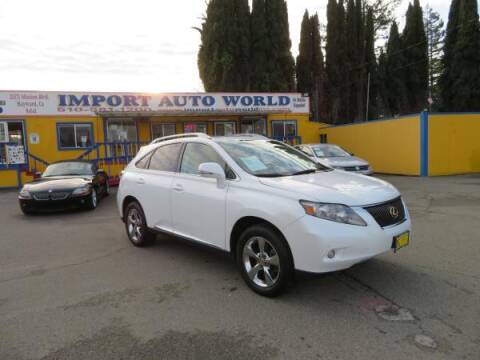 2010 Lexus RX 350 for sale at Import Auto World in Hayward CA