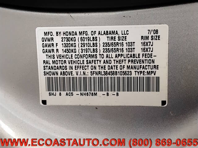 2008 Honda Odyssey EX