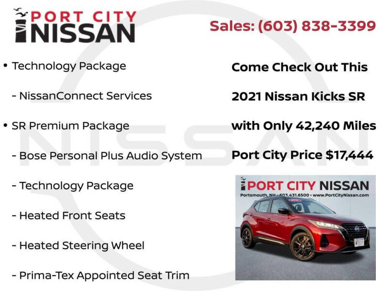 2021 Nissan Kicks SR