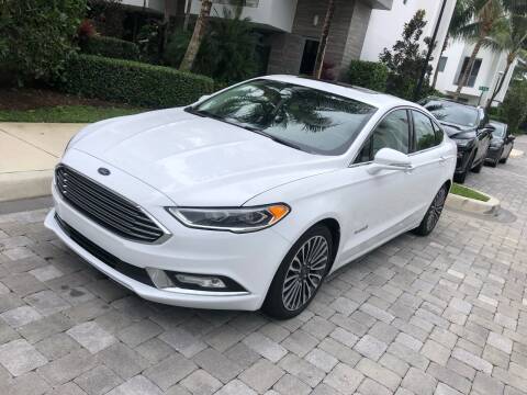 2017 Ford Fusion Hybrid for sale at CARSTRADA in Hollywood FL
