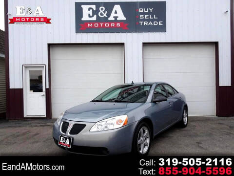 2009 Pontiac G6 for sale at E&A Motors in Waterloo IA