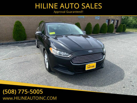 2013 Ford Fusion for sale at HILINE AUTO SALES in Hyannis MA