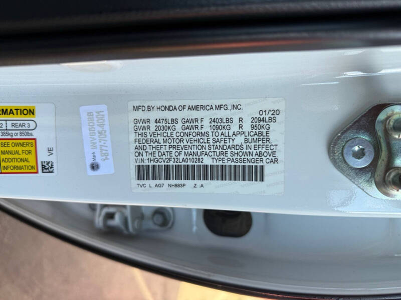 2020 Honda Accord Sport