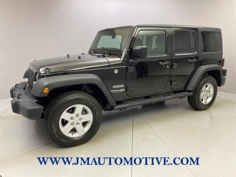 2018 Jeep Wrangler JK Unlimited for sale at J & M Automotive in Naugatuck CT