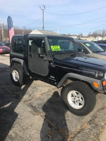 2003 Jeep Wrangler for sale at Beacon Auto Sales Inc in Worcester MA