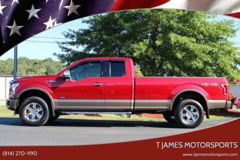 2016 Ford F-150 for sale at T James Motorsports in Gibsonia PA