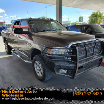 2017 RAM 2500 for sale at High Desert Auto Wholesale in Albuquerque NM