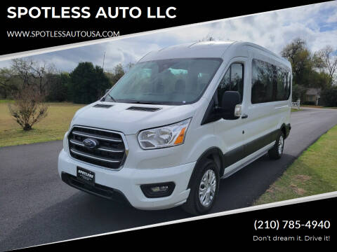 2020 Ford Transit Passenger for sale at SPOTLESS AUTO LLC in San Antonio TX