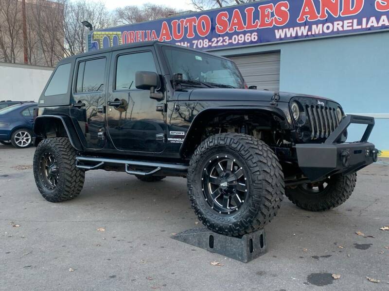2012 Jeep Wrangler Unlimited for sale at Morelia Auto Sales & Service in Maywood IL