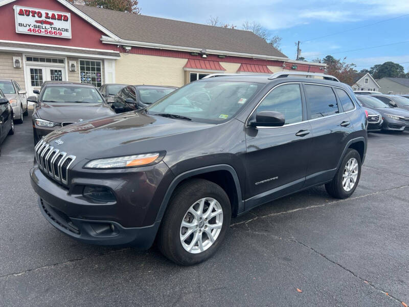 2016 Jeep Cherokee for sale at Auto Land in Virginia Beach VA