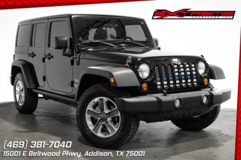 2012 Jeep Wrangler Unlimited for sale at EXTREME SPORTCARS INC in Carrollton TX