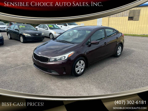 2017 Kia Forte for sale at Sensible Choice Auto Sales, Inc. in Longwood FL