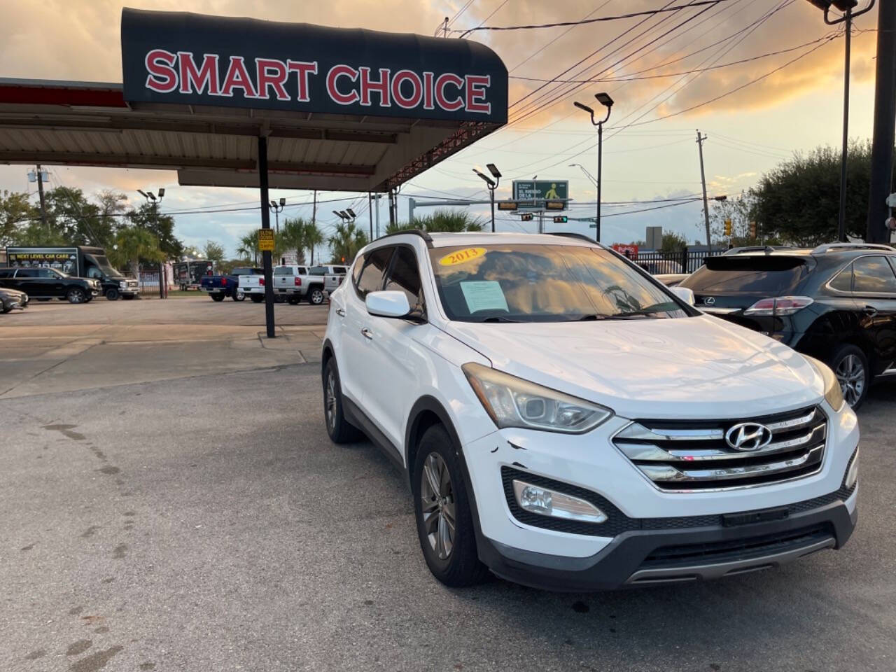 2013 Hyundai SANTA FE Sport for sale at SMART CHOICE AUTO in Pasadena, TX