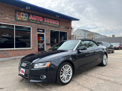 2012 Audi A5 for sale at Auto Source in Ralston NE