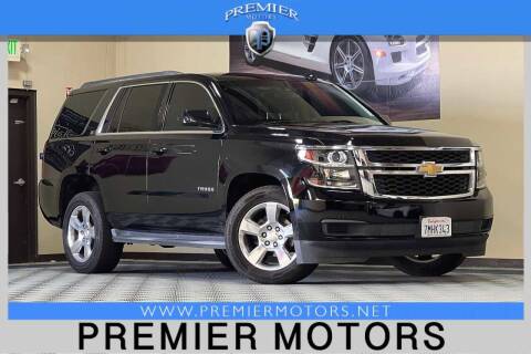 2015 Chevrolet Tahoe for sale at Premier Motors in Hayward CA