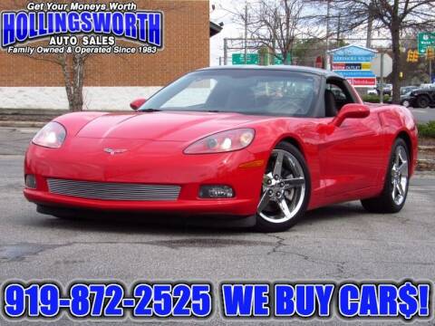 2007 Chevrolet Corvette for sale at Hollingsworth Auto Sales in Raleigh NC